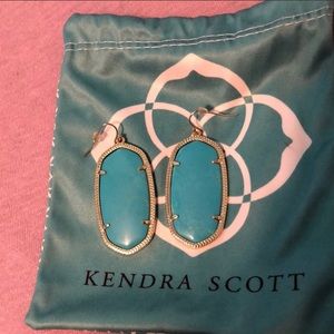 Kendra Scott Teal Danielle Earrings